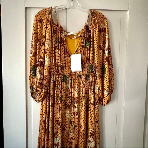 Ulla Johnson Yellow Noemi Halterneck Midi Dress - Picture 10 of 16